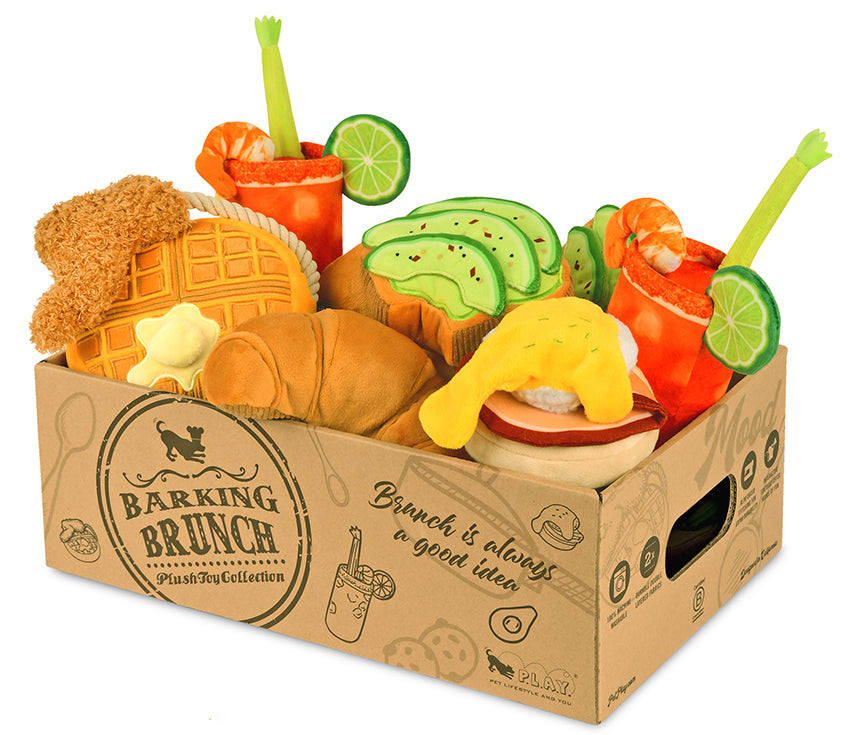Barking Brunch Collection 5 x 3 Toys In POS Box