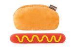 Hot Dog Plush Dog Toy